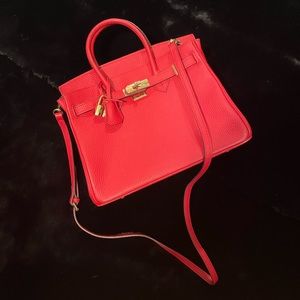 Red Leather Purse